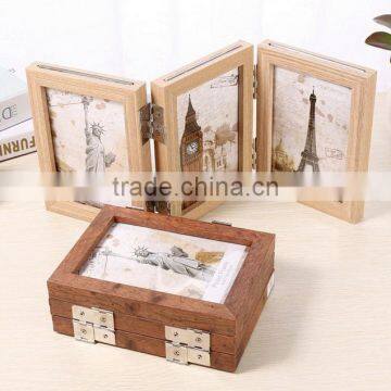 Foldable Wooden Photo Frame