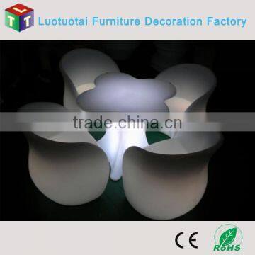 Rechargeable 16 Color Change Illuminated Led Bar Chair