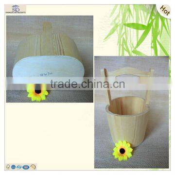 Оптовая продажа маленьких деревянных ведерок для демонстрации вина на Рождество photo-2