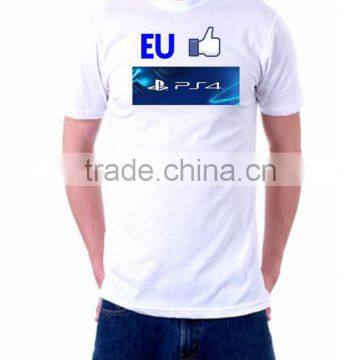 bulk blank sublimation t shirt wholesale round neck t-shirts for printing