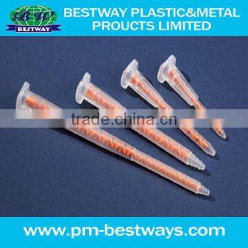 dadhesive ispensing plastic disposable tatic mixer/nozzle/mixing tube,disensing needle