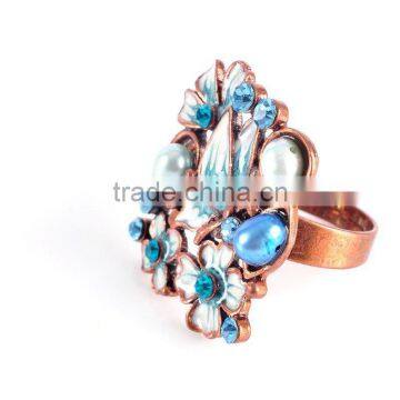 pearl finger ring fashion jewelry