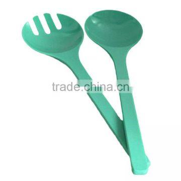Degradable Conventional Biological Bamboo Fiber Spoon Blue photo-2