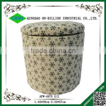 Round Shape Cheap Ottomans photo-2