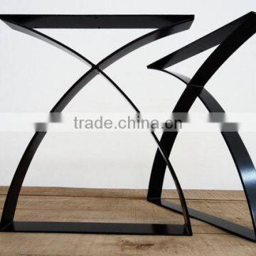 New style 28 inch black powder coated iron display table leg