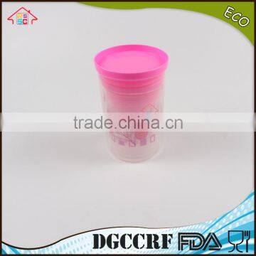 NBRSC Strict Quality Checked 4PCS Pop Round Canister Set Eco-friendly Food Garde Storage Container Set Plastic Storage Container photo-3