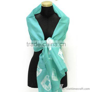 Authentic silk scarf, handmade 100% in vietnam, various color and pattern