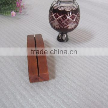 Wholesale Customized Solid Wood Card Holder For Kitchen Memos