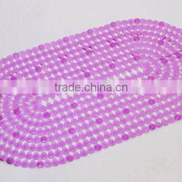 Top Grade Cross Texture Pvc Coil Baby Bath Mat photo-5