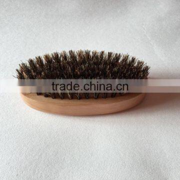 The Wild Boar Bristle Brush Elliptic Beard for Men Were in Stock Can be Carved Logo photo-3