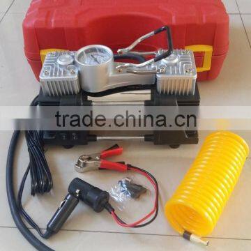 Automatic Truck Tire Inflation Tyre Inflator Car Air Compressor Portabe 12v DC Mini Air Pump photo-5