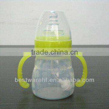Cute Baby Feeding Silicone Bottle Water Bottle 240ml photo-4