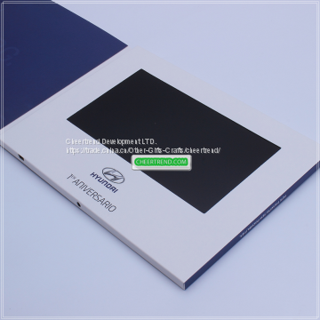 2017 Wholesale New Design 7 Inch Business Promotion Gift Tft Lcd Video Brochure With Headphone Jack for Advertising photo-3