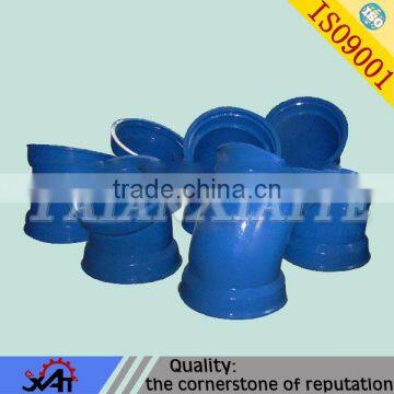 Bend pipe resin sand casting of ductile iron valves CNC machining surface coating