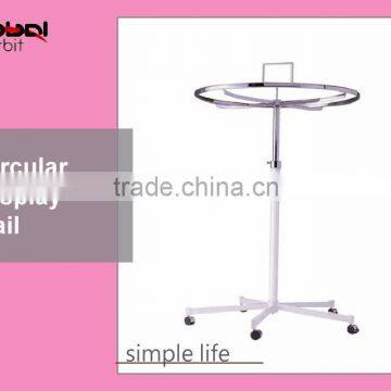 Durable Heavy Duty Shop Hanging Display Fixture Metal Circular Display Rail