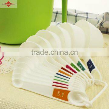 ZY-L1040A 15pcs Plastic Salad Bowls Set With Measuring Spoons photo-3