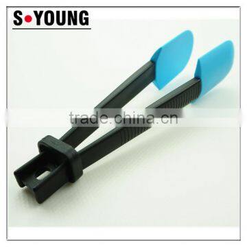 14028 New Style Kitchen and Barbecue Grill Tongs Silicone Plastic Handle Food Tong photo-4