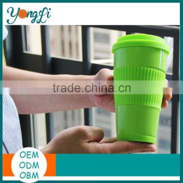 BPA-free Ceramic Travel Cup With Lid Silicone Ceramic Coffee Mug photo-2