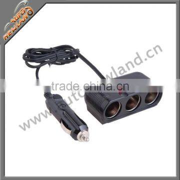 Plastic Cigarette Lighter Socket With Three Holes