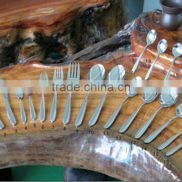 17pcs Parties Celebrating Metal Material Bulk Buy From China /Silver Color Tableware China Manufacturer Wholesale photo-3