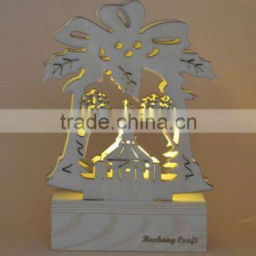 Wooden Decoration Laser Engrave With Light photo-3