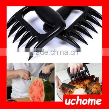 UCHOME Barbecue Outdoor Bear Shape Meat claw forks,Bear Paw Meat Handler Forks for BBQ