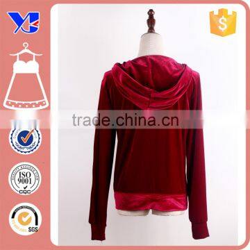 Shiny Coat With Hood and Pocket Outdoors Blazers Sports Velvet Suits photo-2