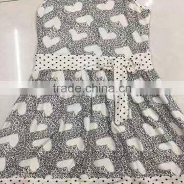 Girls China Suppliers Overruns Garment Dot Print Summer Dresses photo-3