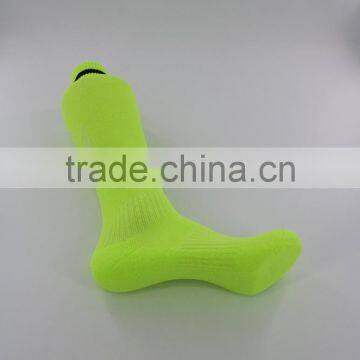 Green Strip Knee High Soccer Socks Men photo-3