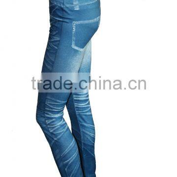 Seamless Jean Polyester Lady Legging photo-3