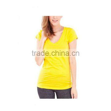Custom Women T-shirt White Plain Cotton Tshirt photo-6