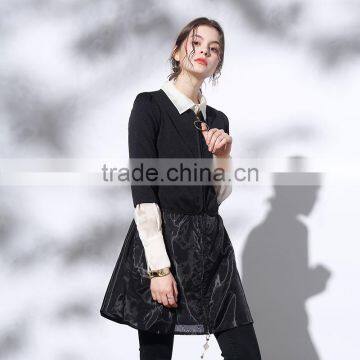 Maxnegio Wommen Coat Autumn 2017 Zipper Coat Fashion Coat photo-4