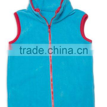 Sleeveless Sweatshirt With Full Zipper