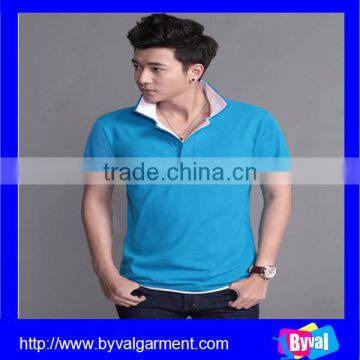OEM100%Cotton Black Plain Polo Shirts for Man High Quality photo-5