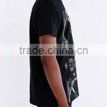 Slim Fit Cotton Printed New Model Men's T-shirt photo-2