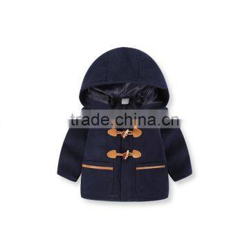 S16154A Wholesale Children Boys Spring Woolen Trench Coats photo-2