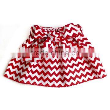 childrens boutique clothing young lady charming chevron mini skirt Baby Cloth Girl Christmas Wear Party Dance Wear Cotton Skirts