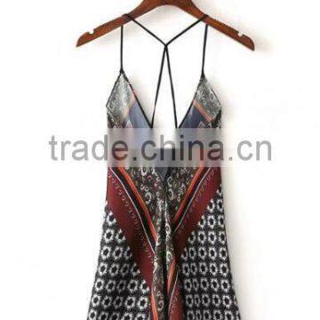 Runwaylover EY2287B Summer Ladies Fashion Sleeveless Printed Vests