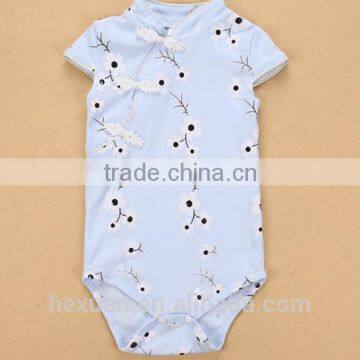 Short Sleeves Printed Cartoon Baby Clothes Set Romper photo-5