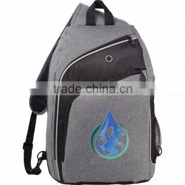 Vortex 15" Computer Sling Backpack - Shoulder Strap Adjusts to Cross at Right or Left and Comes With Your Logo photo-2
