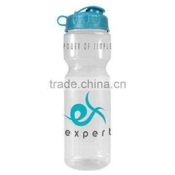 USA Made 28 oz Transparent Sports Bottle With Flip Lid - BPA/BPS-free, FDA Compliant and Comes With Your Logo photo-4