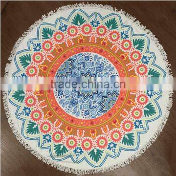 Gigantic Pizza Hamburger Donut Slice Round Beach Pool Home Shower Towel Blanket photo-2