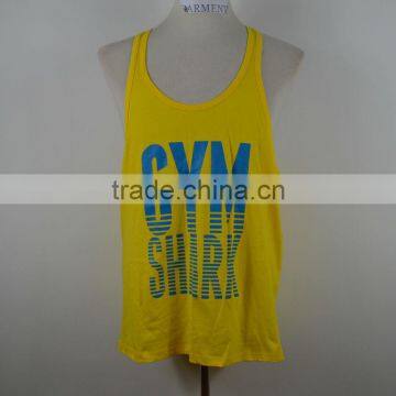 custom cheap cotton men sleeveless t shirts