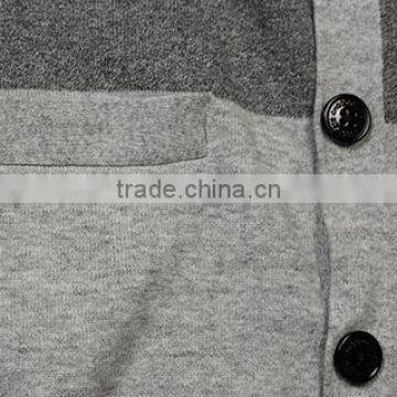 New Popular Knitted Pocket Button Cardigan Young Boys Sweater Design for Men photo-6