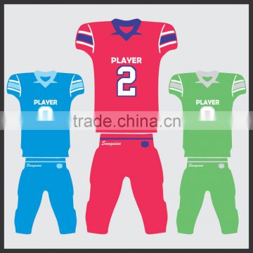 Sublimated American Football Uniforms / Cheap Football Jersey / Custom American Football Jersey