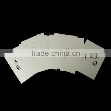 Paper Wedding Party Name Place Cards Crown Hollow Beige photo-3