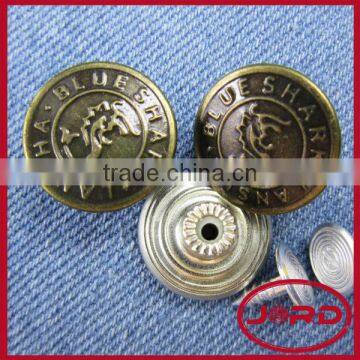 machinery of buttons for jeans