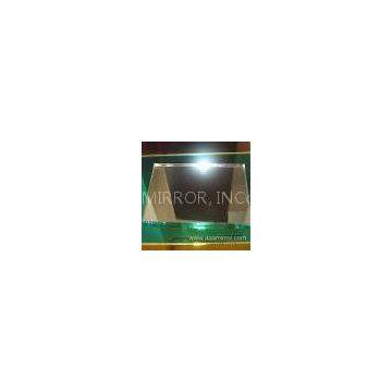 Durable Rectangular Copper Free Mirror 6mm Clear Glass For Living Room