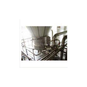 Precision fluidized spray dryer