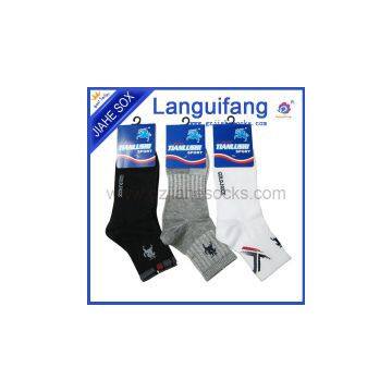 Custom man cotton sport socks